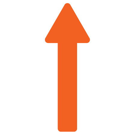 IDENTITY GROUP Straight Arrow, Orange, 15", 8609XOR 8609XOR